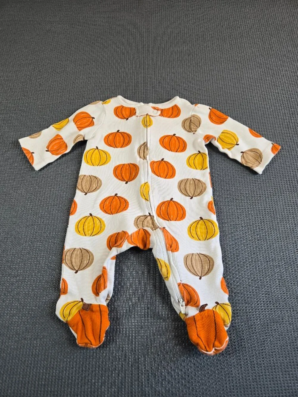 Just One You by Carter's Pumpkin Footed Sleeper 3M